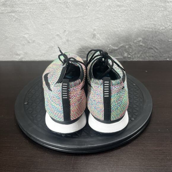 Nike Mens Size 9.5 Flyknit Racer Multi Color 2.0 Running Lace Up Athletic Shoes - Picture 4 of 10